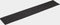 Rubber drempelhulp 2 x 15 x 100 cm met lijmlaag (zwart)