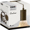 Calex Retro Pendellamp - Industrieel Hanglamp - E27 Fitting - Brons - In hoogte verstelbaar