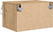 vidaXL - Nachtkastje - met - LED - Muurmontage - Artisan - Eiken - 50x36x30 - cm