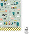 House of Products - Cadeauzakjes - Cadeauzakjes Farm - Groene strepen - 17 x 25 cm - 200 stuks