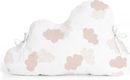 Wiegbeschermer HappyFriday Basic Kids Clouds Roze 60 x 40 cm