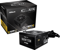 ASRock Challenger CL-850G - Voeding ATX 850W - 80 Plus Gold - Zwart