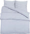vidaXL - Dekbedovertrekset - 240x220 - cm - katoen - grijs
