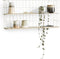 Lifa Living - Wandrek Malaga - Industrieel Bakkersrek - Rechthoekig Kruidenrek - Wit - Metaal & MDF