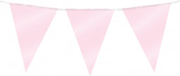 Vlaggenlijn Folie Babyroze - 10 meter
