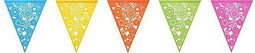 Vlaggenlijn papier colorful 6m
