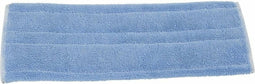 Vlakmop blauwe microvezel 40x13cm tbv flappen en pocket systeem