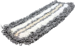Vlakmop Qleaniq® - Samengesteld - 40cm - grijs - 1 stuks
