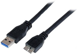 Startech.com USB 3.0 - A-naar-micro-B-kabel M/M - 1 m - Zwart