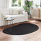 vidaXL - Tapijt - Zwart - 120x170 - cm - van - Polyamide - met - Antislip