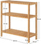 Songmics Badkamerrek Bamboe - Opbergrekje 3 Lagen 59x66x26 cm - Bruin