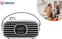 Vlectro - DAB+ radio met Bluetooth en alarmklok - DAB+ radio