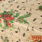 Vlekbestendig tafelkleed van hars Belum Christmas Sheet Music 250 x 140 cm