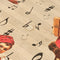 Vlekbestendig tafelkleed van hars Belum Christmas Sheet Music 250 x 140 cm