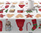 Vlekbestendig tafelkleed van hars Belum Merry Christmas 140 x 140 cm
