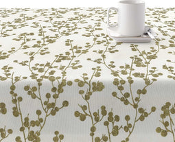 Vlekbestendig tafelkleed van hars Belum Tree Gold 140 x 140 cm