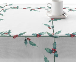 Vlekbestendig tafelkleed van hars Belum White Christmas 140 x 140 cm
