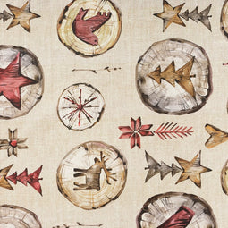 Vlekbestendig tafelkleed van hars Belum Wooden Christmas 200 x 140 cm