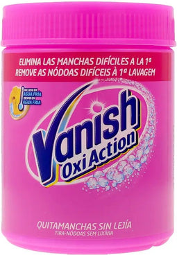 Vlekkenverwijderaar Vanish Oxi Action 4X Pink Textiel (450 g)