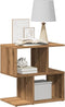 vidaXL - Nachtkastjes - 2 - st - 50x30x51,5 - cm - bewerkt - hout - artisanaal - eiken