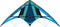 Vlieger ASTRO 16 160x80cm 5mm Blauw :: Knoop Kites