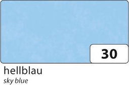 Vliegerpapier Folia 70x100cm - transparant lichtblauw