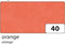 Vliegerpapier Folia 70x100cm - transparant oranje