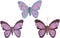 Vlinder polyester l14b10h1.5 cm a3