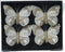 Vlinder veer l8b6h1 cm champagne 4st