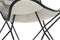 Vlinderstoel DKD Home Decor Zwart Grijs Beige Wit Metaal Leer (74 X 70 X 90 cm)