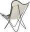 Vlinderstoel DKD Home Decor Zwart Grijs Beige Wit Metaal Leer (74 X 70 X 90 cm)