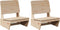 vidaXL - Tuinstoelen - 2 - st - 60x64x70,5 - cm - massief - grenenhout