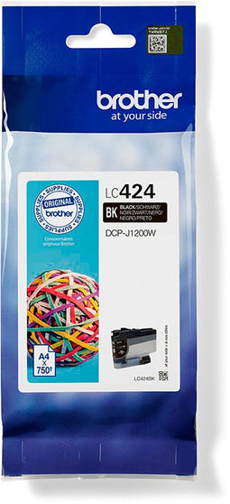 Brother LC-424BK - Inktcartridge - Betrouwbare prestaties - Zwart