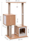 vidaXL - Kattenkrabpaal - met - sisal - krabmat - 104 - cm