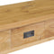vidaXL - Wandtafel - massief - teakhout - 90x30x80 - cm
