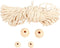 Creative mini kit Kerststerren Macramé - hoogte 10 cm