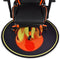 Vloerbescherming Goed voor bureaus gamestoelen kantoor en thuis beschermt vloeren hoge slagvastheid 110 Afmetingen: Diameter 110 cm Dikte: 3 mm (Flash Diameter 110 cm)