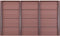 Vloerelement voor solardouche 101x63x5,5 cm HKC bruin