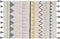Vloerkleed Azteca Natural-Vintage Blue