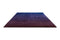 Vloerkleed Brink & Campman Shade Low electric blue/aubergine 010118 250x350