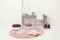 Vloerkleed Butterfly nude - diameter 160 cm
