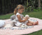 Vloerkleed Butterfly nude - diameter 160 cm