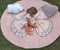 Vloerkleed Butterfly nude - diameter 160 cm