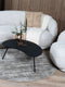 Vloerkleed Cos - Viscose Taupe Rond ø150 cm