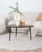 Vloerkleed Cross Beige - Rond ø160 cm