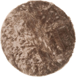 Vloerkleed Donsie Brown Rond ø160 cm