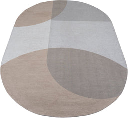 Vloerkleed Eli Beige - Ovaal 160 x 230 cm