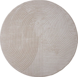 Vloerkleed Ella Beige Rond ø200 cm