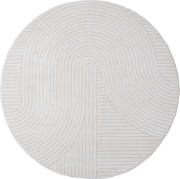 Vloerkleed Ella Cream Rond ø200 cm