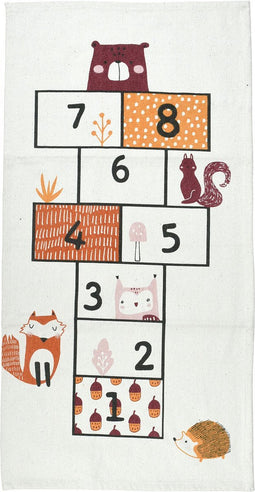 Vloerkleed Hinkelen Bosdieren, 70x140cm